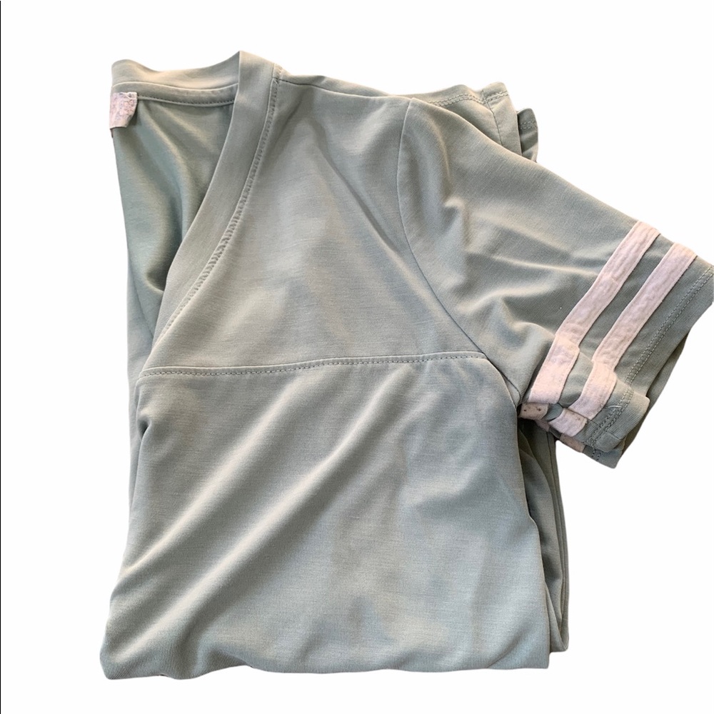 V-neck varsity tee